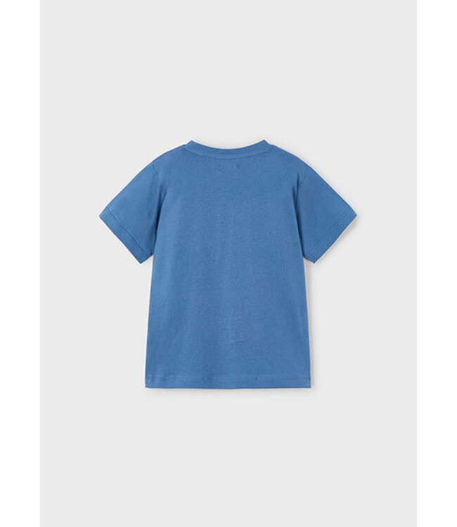 Mayoral Zomer t-shirt S/S jongens - blauw