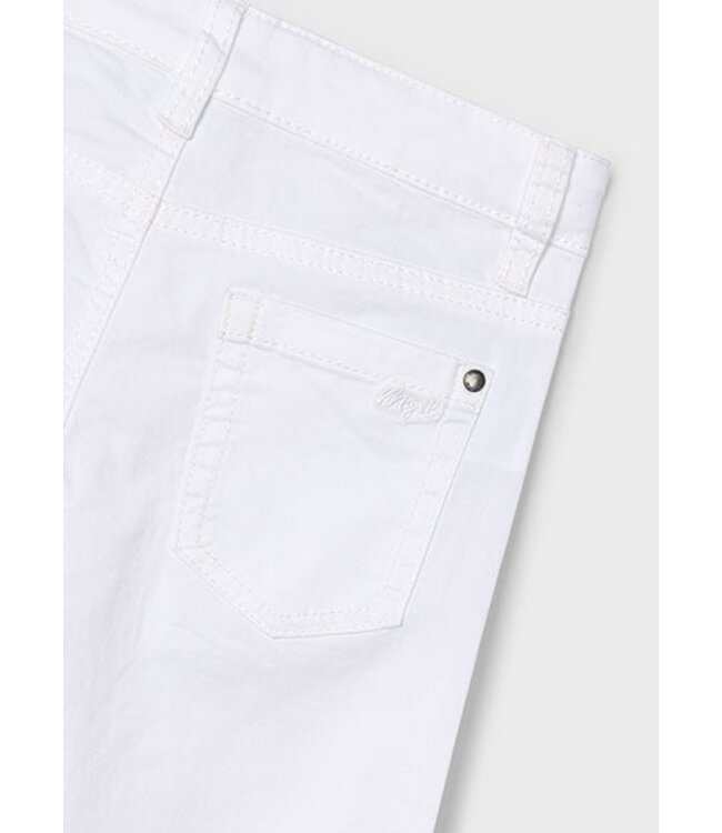 Mayoral Zomer broek slim fit jongens - wit