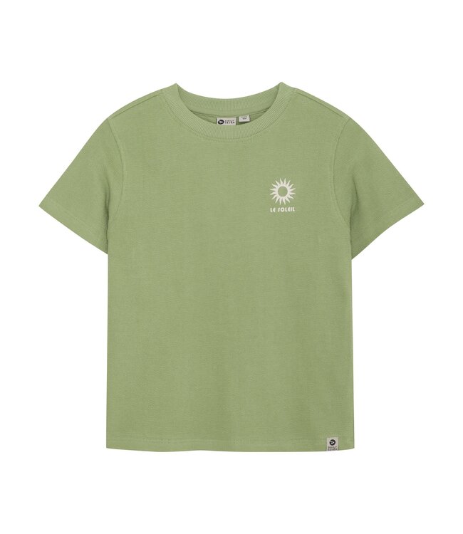 Daily7 Zomer T-shirt S/S jongens - groen - print