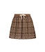 Like Flo zomer rok meisjes - luipaard latte - plisse, mesh - Sasha