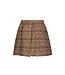 Like Flo zomer rok meisjes - luipaard latte - plisse, mesh - Sasha