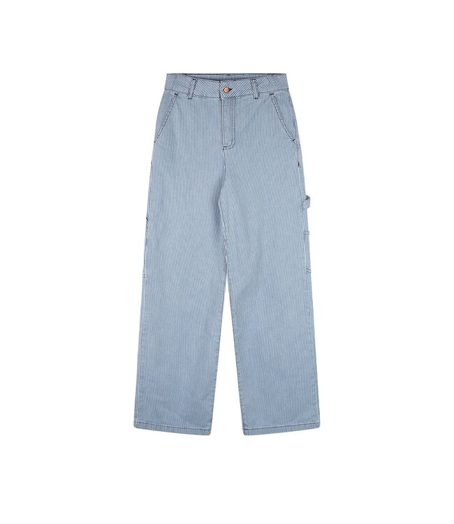 NoBell zomer broek meisjes - blauw - cargo, twill, gestreept - Suca