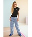 NoBell zomer broek meisjes - blauw - cargo, twill, gestreept - Suca