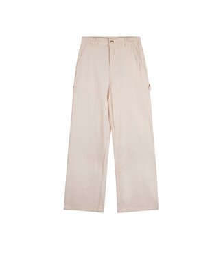 NoBell zomer broek meisjes - ivoor wit - cargo, twill - Suca