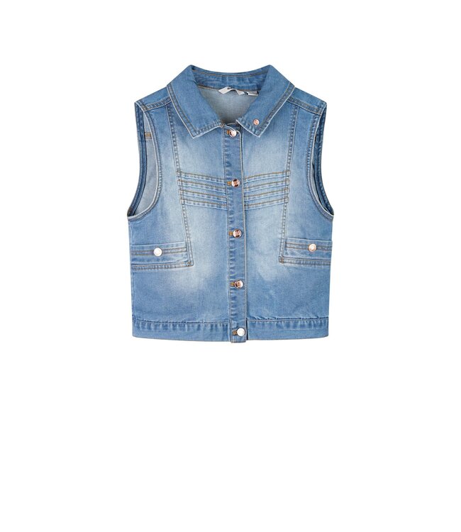NoBell zomer gilet meisjes - denim blauw - Better