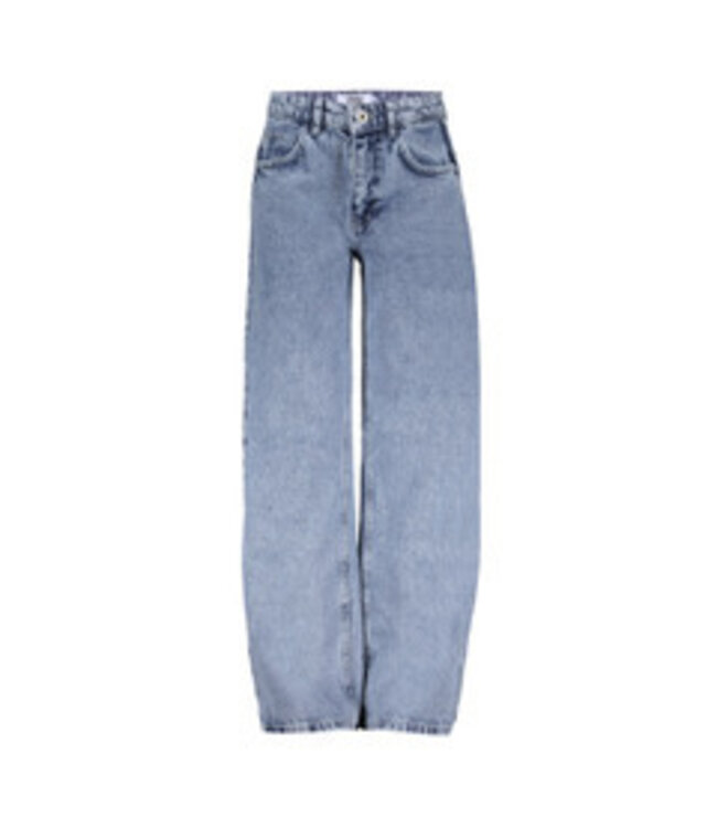 Frankie & Liberty Zomer jeans broek - straight leg meisjes - blauw - Frankie