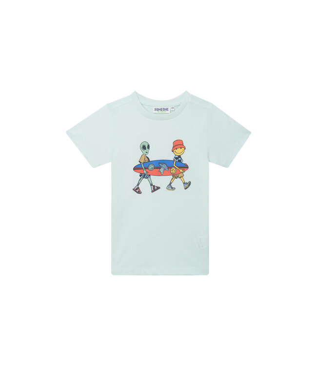 Someone Zomer t-shirt jongens - groen - grafit