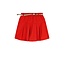 NoNo zomer PU skort meisjes - loving rood - plooien, met riem - Sella