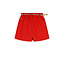 NoNo zomer PU skort meisjes - loving rood - plooien, met riem - Sella