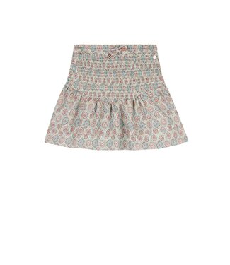 NoNo zomer rok meisjes - mint - AOP, smock - Nami