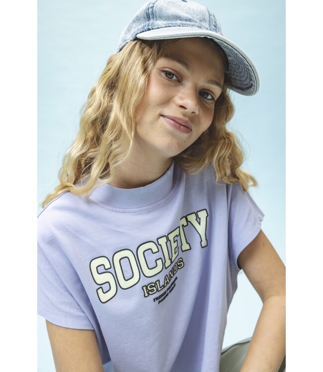 LOOXS 10sixteen Zomer t-shirt meisjes - paars