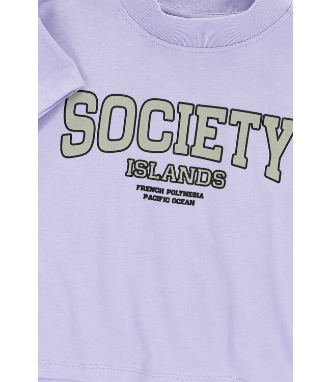 LOOXS 10sixteen Zomer t-shirt meisjes - paars