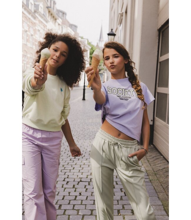 LOOXS 10sixteen Zomer t-shirt meisjes - paars