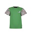 B.Nosy zomer t-shirt meisjes - jelly bean groen - print mouw - Thessa