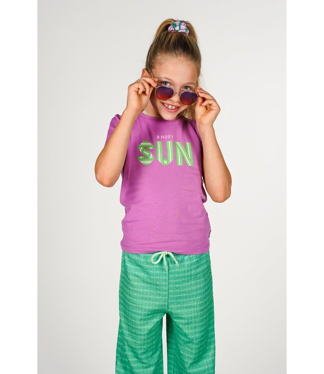 B.Nosy zomer t-shirt meisjes - violet paars - Tammy