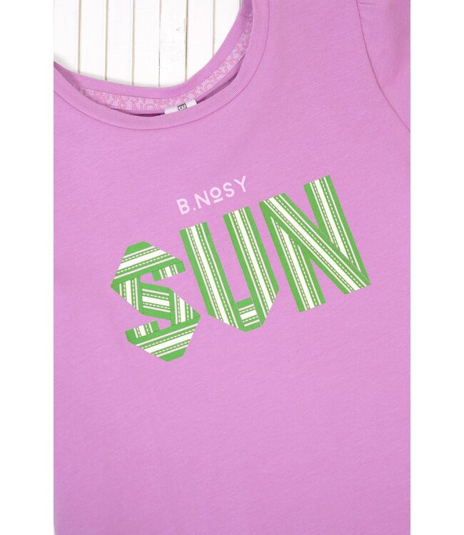 B.Nosy zomer t-shirt meisjes - violet paars - Tammy