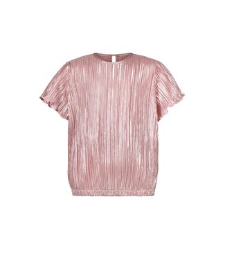 B.Nosy zomer top meisjes - roze koraal blush - metallic, plissee - Brynn