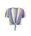 B.Nosy zomer top meisjes - multi joy streep - knoop - Bonny
