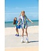 B.Nosy zomer top meisjes - multi joy streep - knoop - Bonny