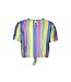 B.Nosy zomer top meisjes - multi joy streep - knoop - Bonny