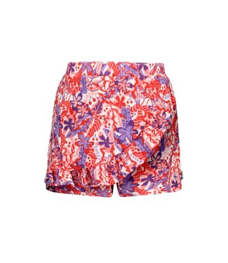 B.Nosy zomer skort meisjes - rood/paars AOP - Raven
