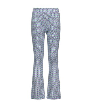 B.Nosy zomer flair broek meisjes - blauw/paars AOP - Phoebe