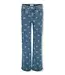 Kids ONLY zomer jeans broek meisjes - wide fit - medium blauw denim - Kogjuicy