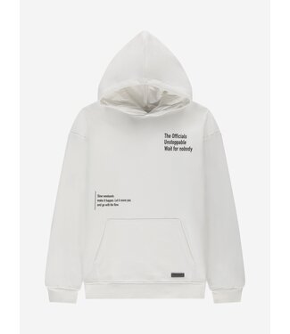 Nik&Nik zomer hoodie jongens - off wit - Unstoppable