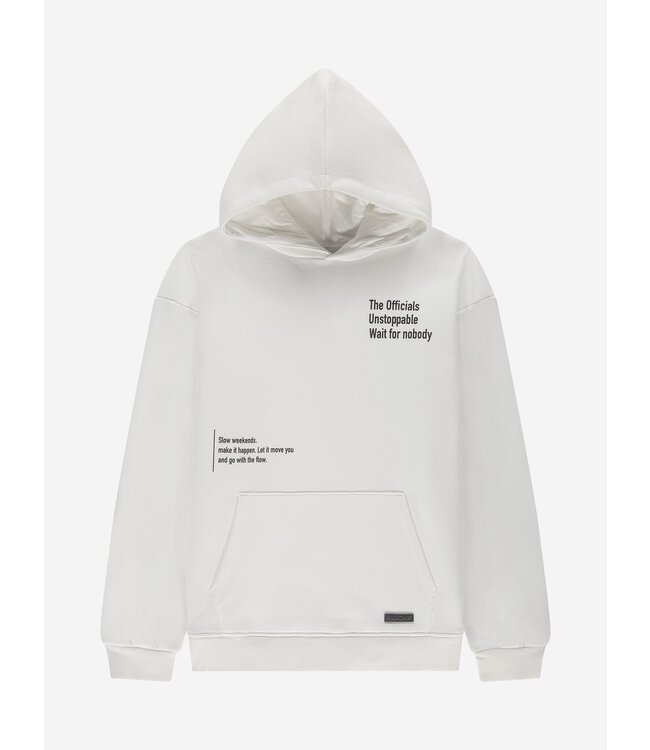 Nik&Nik zomer hoodie jongens - off wit - Unstoppable