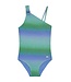 Shiwi Zomer badpak meisjes - glitter groen - Lisa - racerback