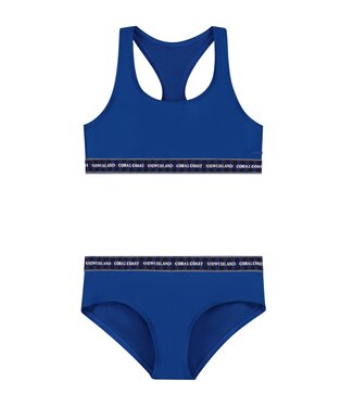 Shiwi Zomer bikini meisjes - oceaan blauw - Charlie - racerback set