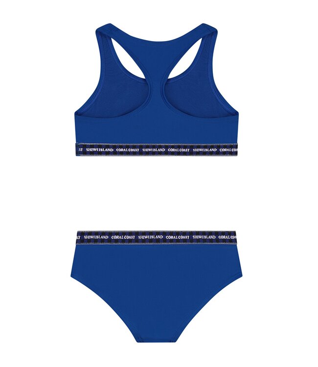 Shiwi Zomer bikini meisjes - oceaan blauw - Charlie - racerback set
