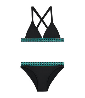 Shiwi Zomer bikini meisjes - zwart - Luna - triangel set