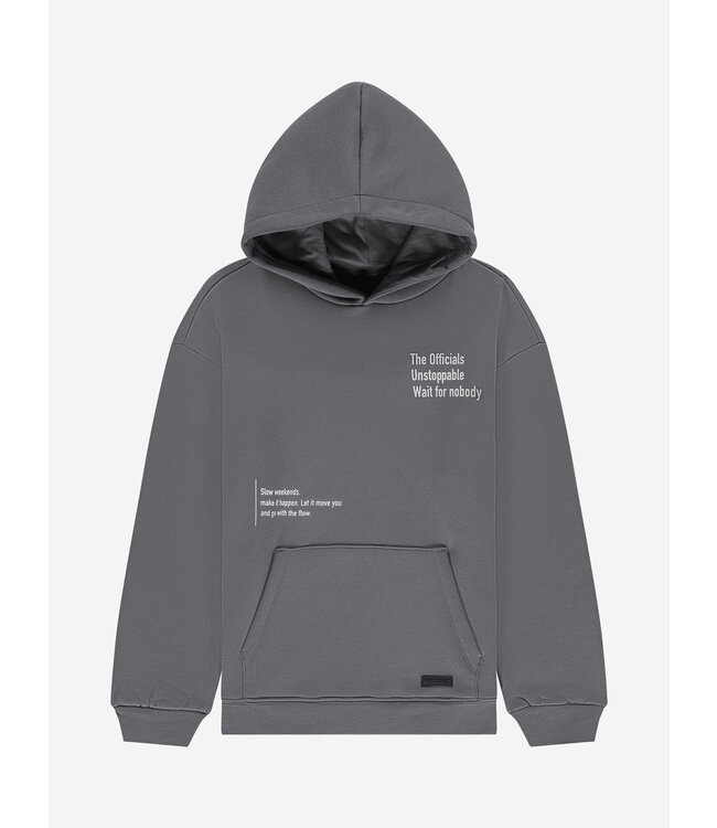 Nik&Nik zomer hoodie meisjes - grijs - Unstoppable
