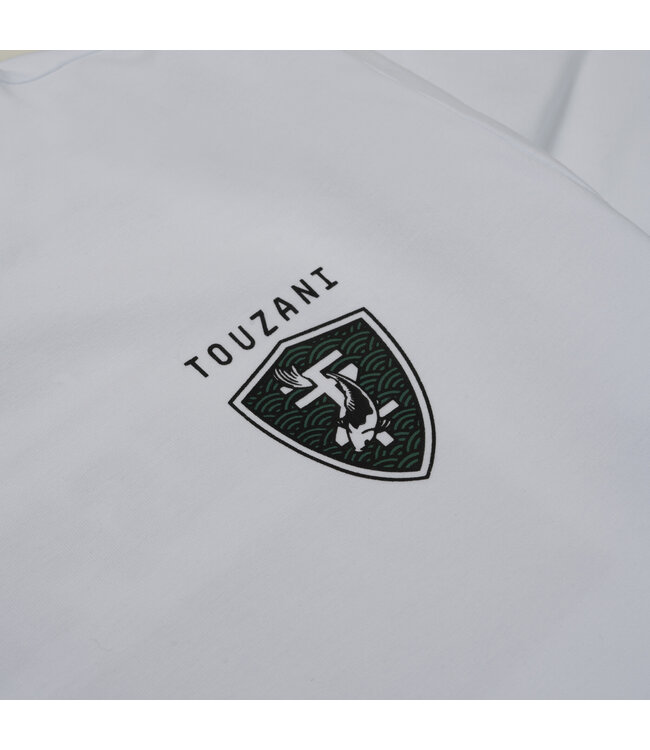 Touzani zomer t-shirt jongens - wit - Kinginrin