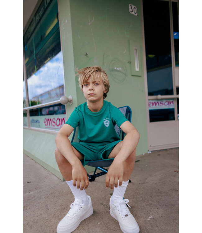 Touzani zomer t-shirt jongens - groen - Kinginrin