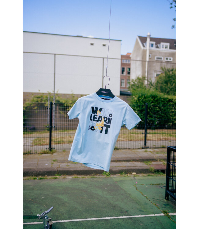 Touzani zomer t-shirt jongens - licht blauw - Karasugoi