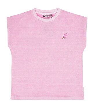 Tumble & Dry zomer t-shirt meisjes - roze - Le Sundae