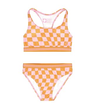Tumble & Dry zomer bikini meisjes - roze/oranje - Balagne