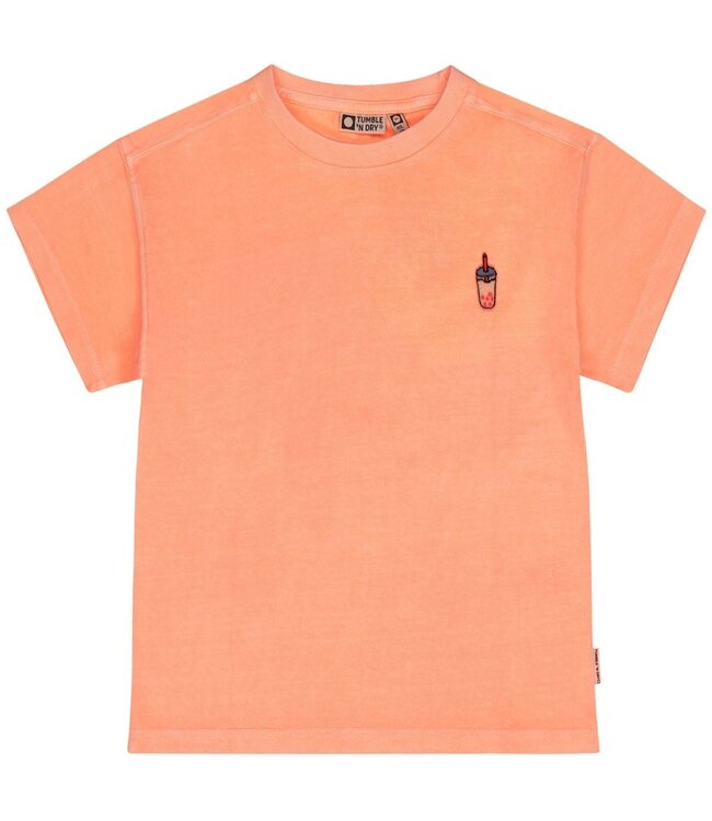 Tumble & Dry zomer t-shirt meisjes - koraal - Rouen