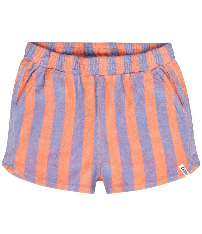 Tumble & Dry zomer short meisjes - lila/oranje gestreept - Reine