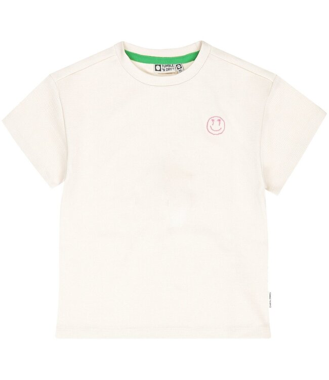 Tumble & Dry zomer t-shirt meisjes - parel wit - Menton