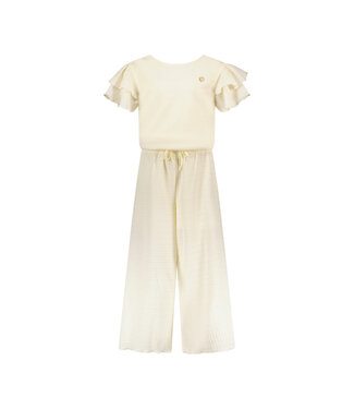 Le Chic zomer jumpsuit meisjes - creme wit - Daisy