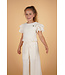 Le Chic zomer jumpsuit meisjes - creme wit - Daisy