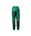 Dutch Dream denim zomer broek metallic - groen - Kisiwa