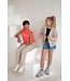 Like Flo zomer broek meisjes teens - zand - twill - Fien