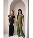 Like Flo zomer broek meisjes teens - antraciet grijs - wide leg - Flue