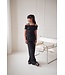 Like Flo zomer broek meisjes teens - antraciet grijs - wide leg - Flue