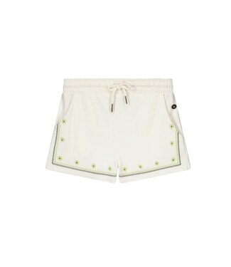 Like Flo zomer sweat short meisjes teens - off wit - embroiderie - Fib