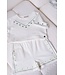 Like Flo zomer sweat short meisjes teens - off wit - embroiderie - Fib